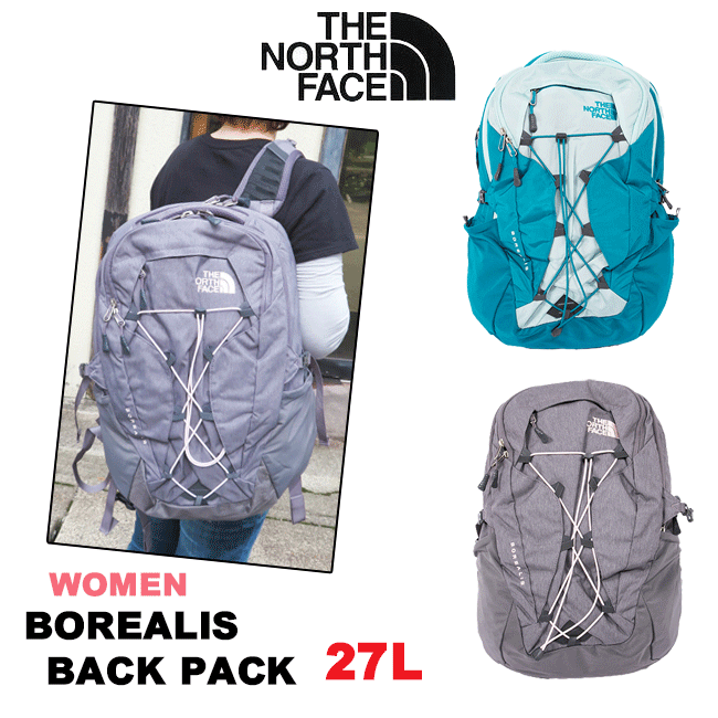[THE NORTH FACE]ノースフェイス レディースBOREALIS BACKPACK[27L][2色]NFOA3KV4BX9/BO9ボレアリス/バックパック/リュックサック/デイバッグ/大人/登山/アウトドア/旅行/women/sizz【あす楽】【RCP】