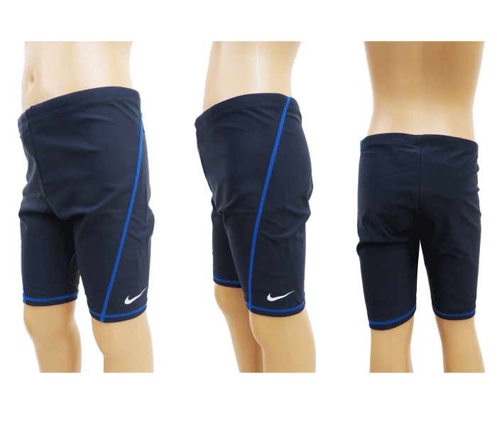 SALE【メール便対応】[NIKE]ナイキ [キッズ＆ジュニア]スイムパンツ[130-170cm]ネイビー/1981811-10/スクール水着/ロングスパッツ/BOYSライン/スイミング/水泳/プール/海水浴/pool/コンプレッション/hzz【あす楽】【RCP】