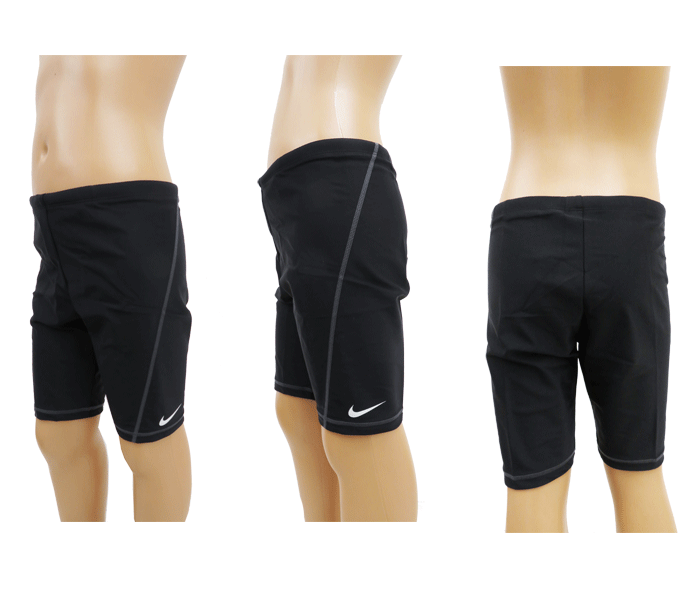 SALE【メール便対応】[NIKE]ナイキ [キッズ＆ジュニア]スイムパンツ[130-170cm]ブラック/1981811-18/スクール水着/ロングスパッツ/BOYSライン/スイミング/水泳/プール/海水浴/pool/コンプレッション/hzz【あす楽】【RCP】