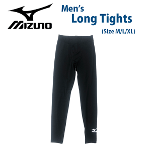 【メール便対応】[MIZUNO]ミズノ ロングタイツ[M-XL][ブラック]K2JB211090/メンズ/レディース/スパッツ/スポーツ/部活/トレーニングウエア/ジョギング/ウォーキング/吸汗速乾/ストレッチ/UVカット/pazs【RCP】