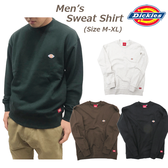 ディッキーズ トレーナー メンズ [送料無料][Dickies] ディッキーズ スウェット[M-XL][4色] 2478-2432メンズ MENS レディース ユニセックス トレーナー プルオーバー 裏毛 ストリート ロゴ 普段着 おしゃれ ikpz【あす楽】【RCP】