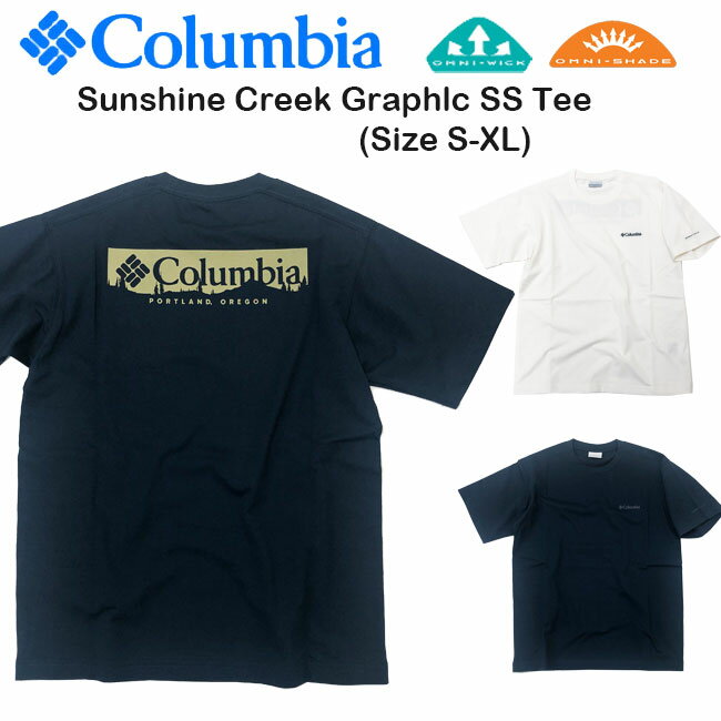 コロンビア Tシャツ メンズ 【メール便対応】[Columbia]コロンビア Tシャツ[S-XL]2色 PM2762 Sunshine Creek Graphlc ss Tee メンズ レディース ユニセックス トップス 半袖 UVカット 吸湿速乾 カジュアル スポーツ アウトドア ipzz【あす楽】【RCP】