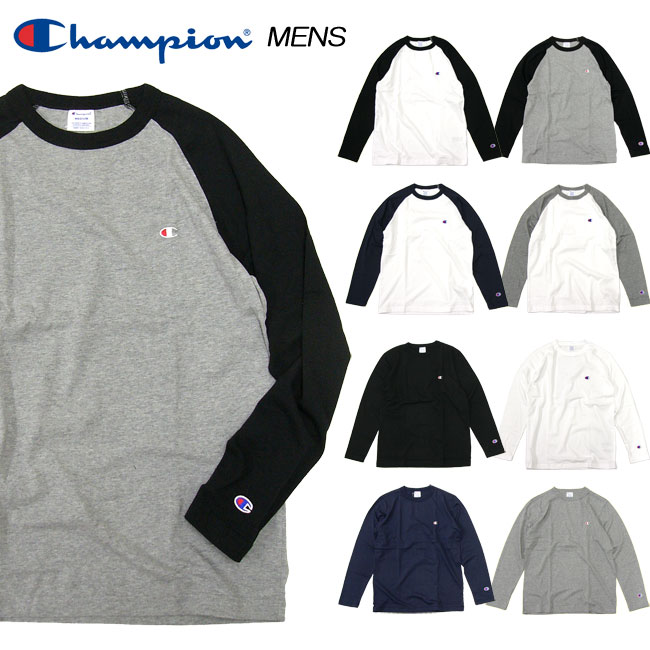 【メール便対応】[Champion]チャンピオン [メンズ]長袖Tシャツ[S-XL][8色]C3-J424/C3-J425ロングスリーブTシャツ/ロンT/カジュアル/スポーツ/【あす楽】【RCP】