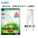 グンゼ GUNZE【やわらか肌着】長ズボン下 2枚組【M/L/LL】SV6102A/肌着/パッチ/股引/ももひき/rai/hes【RCP】