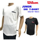 [メール便対応] [Wilson]ウィルソン [キッズ&ジュニア]ドライ半袖Tシャツ[130-160cm]［2色］WX5993吸汗速乾DRYTシャツ/体操服/トレーニング/スポーツ/カジュアル/シンプル/クラブ/部活/学校/入学/通学/140cm/150cm/kzz【あす楽】【RCP】