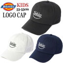 【キッズ】Dickies ディッキーズ キッズ キャップ EMB Kids LOW CAP 帽子 ポップアーチロゴ メンズ レディース ジュニア キッズ 子供 (53-55cm) 中高生 旅行 キャンプ アウトドア お外 遊び おでかけ お散歩 紫外線対策 お祝い プレゼント ギフト