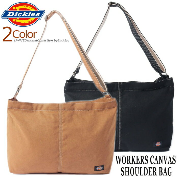 ディッキーズ トートバッグ レディース Dickies ディッキーズ DK WORKERS CANVAS SHOULDER BAG キャンバス ショルダーバッグ ステッチ ロゴ シンプル BAG 男女兼用 お買い物 サブバッグ 大き目 バッグ パパ ママ マザーズバッグ エコ ピクニック 通学 通勤 バイト 肩掛け お祝い 母の日 プレゼント ギフト