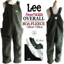 半額 SALE Lee リー キッズ 暖か ボア 限定モデル 可愛すぎる オーバーオール らくらく サロペット やわらか フリース 防寒対策 男女兼用 旅行 ア...