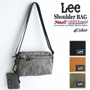 【SALE】Lee リー CORDURA ショルダーバッグ ミニポーチ付き ライダース ミニ バッグ ポケット 横型 スクエア シンプル 旅行に便利 BAG 男...