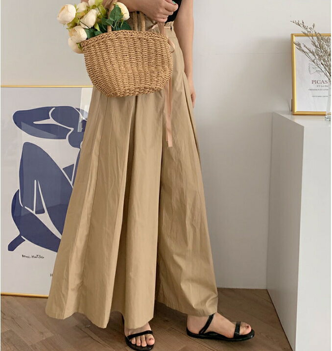 クーポンで8%OFF！ガウチョパンツ タックパンツ スカーチョ ワイドパンツ ロング ...