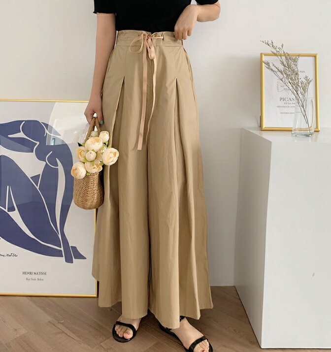 クーポンで8%OFF！ガウチョパンツ タックパンツ スカーチョ ワイドパンツ ロング ...