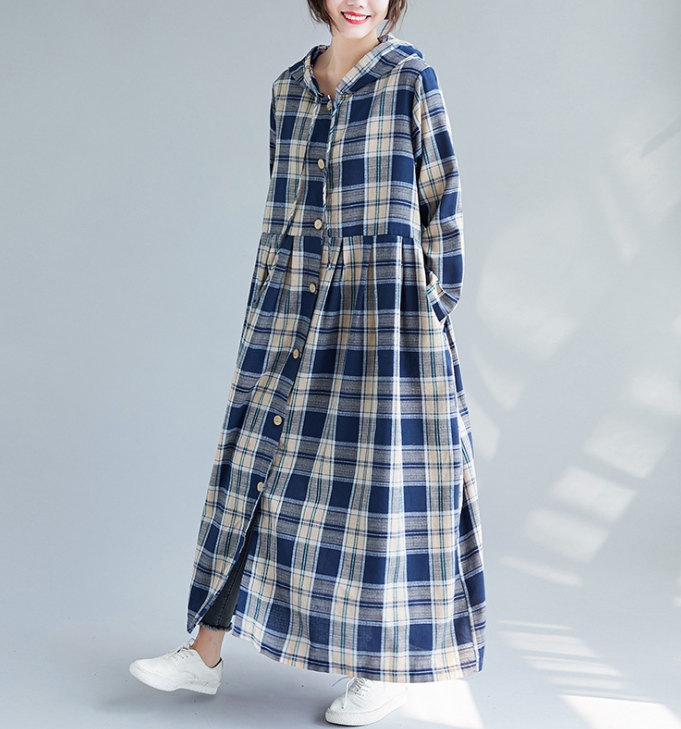 即納あり ワンピース シャツワンピ ロングシャ...の紹介画像2