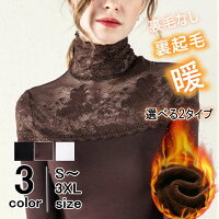 カットソー 長袖 レディース レース切り替え 2タイプ 裏起毛 あったか 厚手 Tシャツ トップス きれいめ ハイネック 立ち襟 ビジネス シースルー タイト ストレッチ 伸縮性 無地 花 透け感 インナー 春夏 秋冬 大きいサイズ メール便送料無料 おうちコーデ (アパレル)