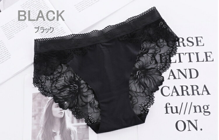 即納あり　ショーツ パンツ バックレース インナー パンツ 下着 花柄レース パンテ...