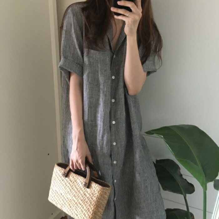 クーポンで10%OFF!シャツワンピース ワン...の紹介画像3