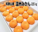 とろける美味しさ 温州みかん Mサイズ 2.5kg(24個) 和歌山産 送料無料 ギフト