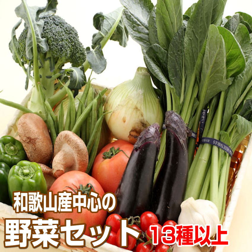 野菜詰め合わせセット 13種以上 送料無料【野菜セット】和歌山産中心 ギフト