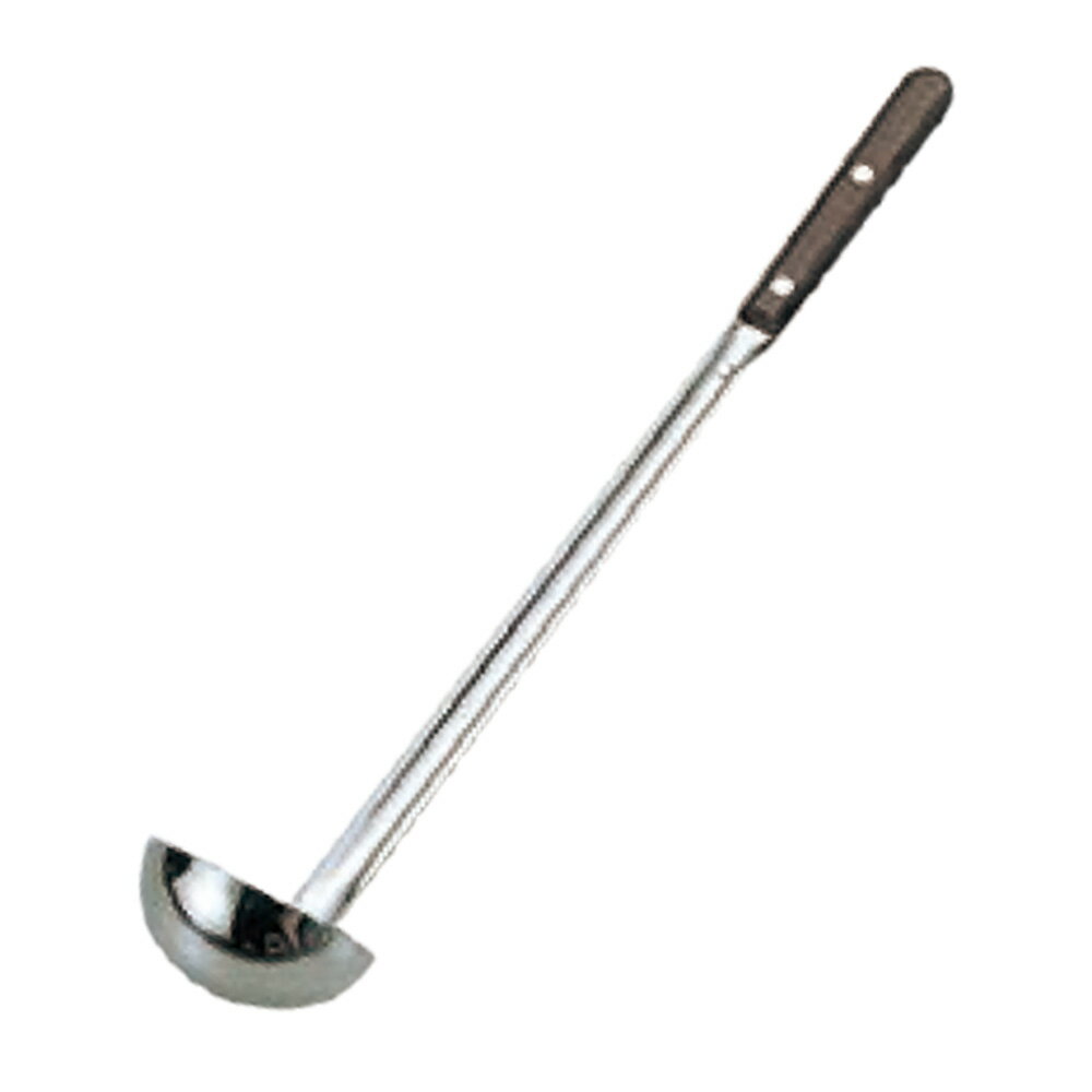 湯勺（有洞） - 18-8 ローズ柄 サービスレードル 90cc【レードル】【お玉】【お玉杓子】