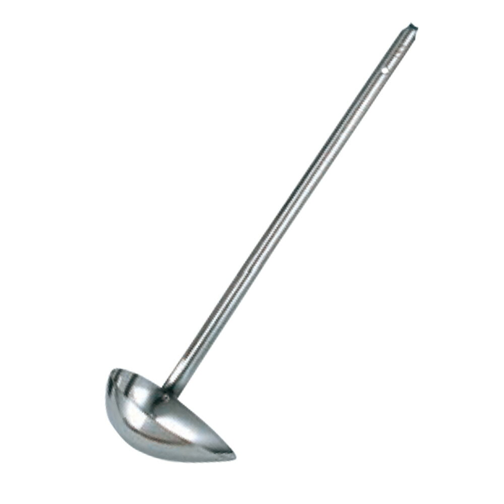 18-8 共柄 横口サービスレードル 90cc 長柄(375mm)【レードル】【お玉】【お玉杓子】