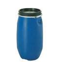 サンコー プラスチックドラム ブルー 25L-1【保存容器】【キッチンポット】【密閉容器】【業務用】