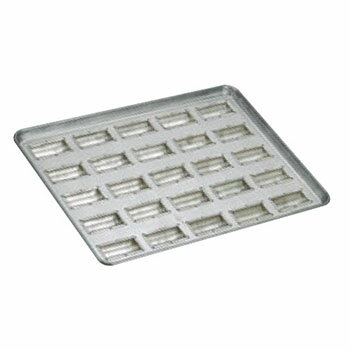 シリコン加工 半円筒型 天板(25ヶ取)【業務用】【オーブン天板】