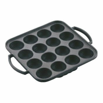 たこ焼器 電調専科 16穴 409 鉄イモノ 205×255【たこ焼き器】【たこ焼き機】【業務用　たこ焼き】