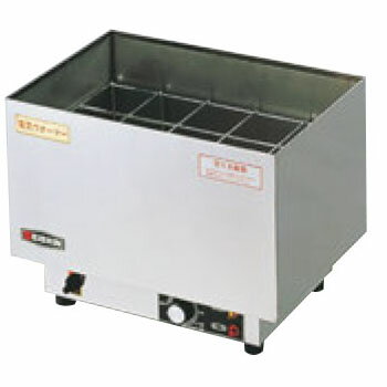 【外形寸法 間口×奥行×高さ】380mm×260mm×H280mm 【電気AC100V】1kW 【温度調節】30℃～95℃サーモ可変式 【容量（1合徳利で）】15～20本 【重量】7kg ※ES-1、ES-3は排水バルブなし 店舗用識別コード：0895700 #recommend#