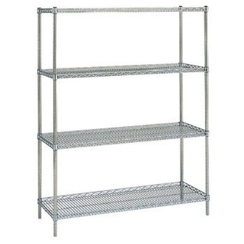 サイドアップエレクターシェルフ5段 P1900×MU1820【代引き不可】【エレクターラック】【収納ラック】【..