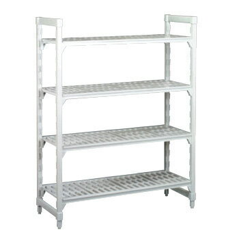 カムシェルフ固定 610×1820×H1430 5段メッシュ【代引き不可】【シェルフラック】【棚】【収納ラック】