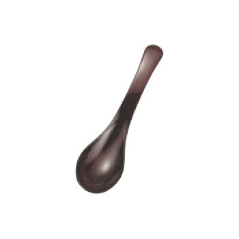おじやスプーン(小)新溜塗 HS-467-21【カトラリー用品】【卓上小物】【中華スプーン】