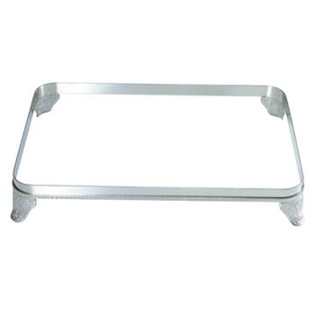 UK 18-8 E型 角 ビュッフェスタンド(板足)28吋用【シルバートレー】【トレースタンド】