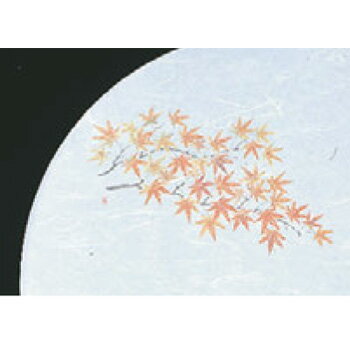 尺三半月 懐石まっと 抗菌遠赤和紙(100枚)WH-13もみじ【敷マット】【懐石料理】