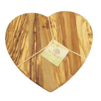 ベラール オリーブカッティングボード ハート 中【まな板】