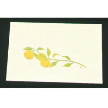 尺三 懐石まっと クリーム(100枚入)WSS-15 ゆず【敷マット】【懐石料理】