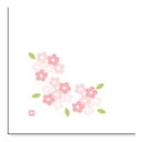 和紙テーブルマット「花日和」Sサイズ(100枚入)A-3-4「桜」【敷マット】【掛け紙】