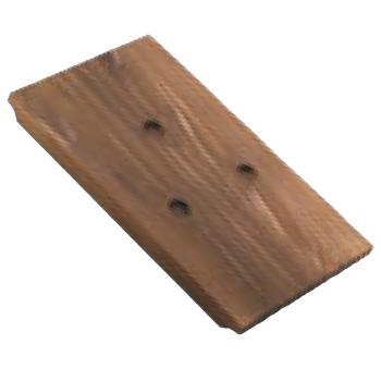 くわ型 陶板焼 大 専用 木台【皿】【陶板】【卓上焼】