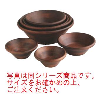 天然木サラダボウル こげ茶 15cm 32022【食器】【木製】