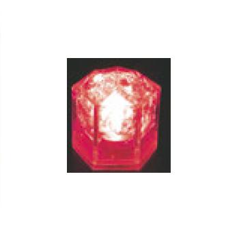 光る氷 ライトキューブ 光る氷 ライトキューブ・クリスタル(24入)レッド【保冷材】