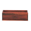 木製 カスター&箸箱 ブラウン 15255【箸箱】【はし箱】
