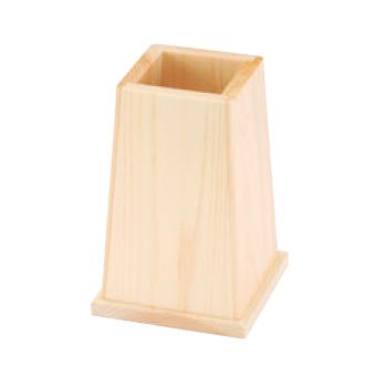 ひのき 角 はし立て 98×H142(16305)【箸立】【はし立】