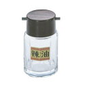 #21 木目 ラー油入 ガラス製【調味料入れ】