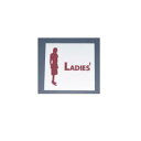 【メール便配送可能】金属サイン 女マークLADIES KS778-5【案内プレート】