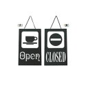 えいむ オープン・クローズプレート OC-21 ブラック【店舗サイン】【案内プレート】【店頭プレート】【案内板】【歓迎看板】【お客様案内】(3)