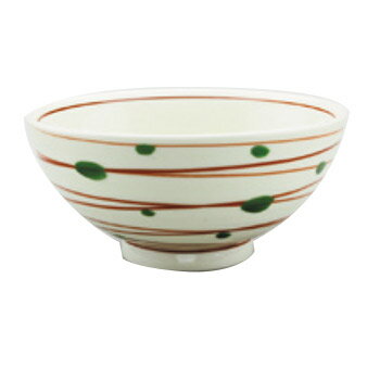 KY5−12 赤渦飯碗 強化磁器