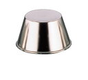 ■お得な10個セット■18-8 プリンカップ(6)#6 内寸φ76(底φ50)×H42mm 125cc【製菓用品 製菓道具 お菓子作り】【カップケーキ】【製菓カ...