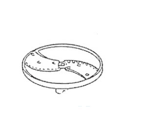 ロボクープ 野菜スライサー CL-52D・CL-50E用刃物円盤 リップルカット盤(波状スライス)2枚刃 3mm【野菜..