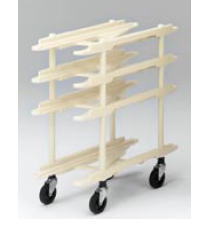 トレイラック CZS4P【業務用キッチンワゴン キャスター付ワゴン】【代引き不可】【トレイカート】【業務用厨房機器厨房用品専門店】