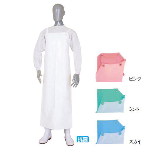 ネオフレッシュ 前掛 100 白 M【制服 エプロン】【洗浄服】【業務用厨房機器厨房用品専門店】