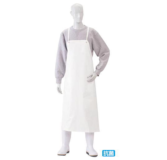 ニューターポリン 胸付前掛 L【制服 エプロン】【洗浄服】【業務用厨房機器厨房用品専門店】