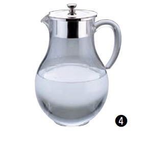 ウォーター ピッチャー (氷止付) 03031055【テーブルウェア】【水差し】【ジャグ】【ウォーターポット】【卓上用品】【ホール用品】【給仕】【ルームサービス用】【業務用厨房機器厨房用品専門店】